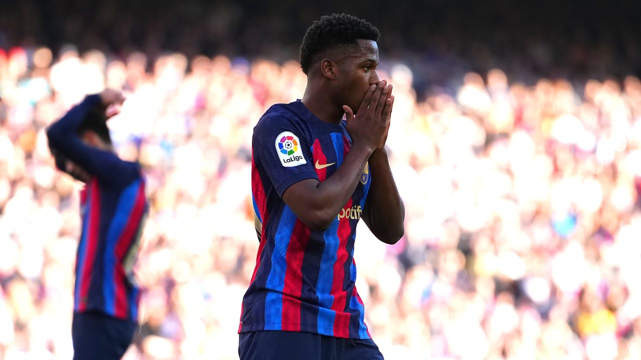 Xavi backs Ansu Fati after Barcelona struggles continue against Espanyol