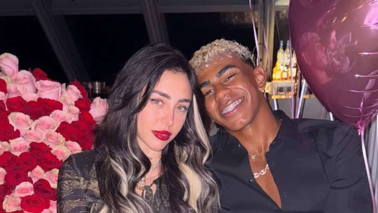 Lamine Yamal goes public with rapper girlfriend in series of romantic snaps