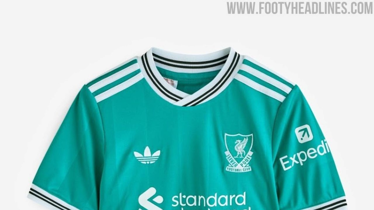 Liverpool 2025/26 third kit leaked featuring classic club crest